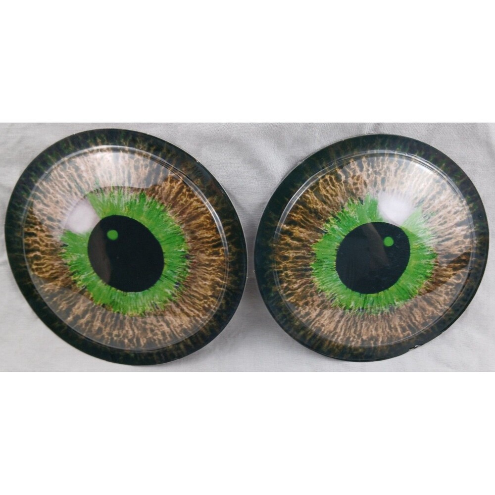 Halloween Giant Reptile Eyeballs Big Dinosaur Eyes Spooky Creature Monster Green